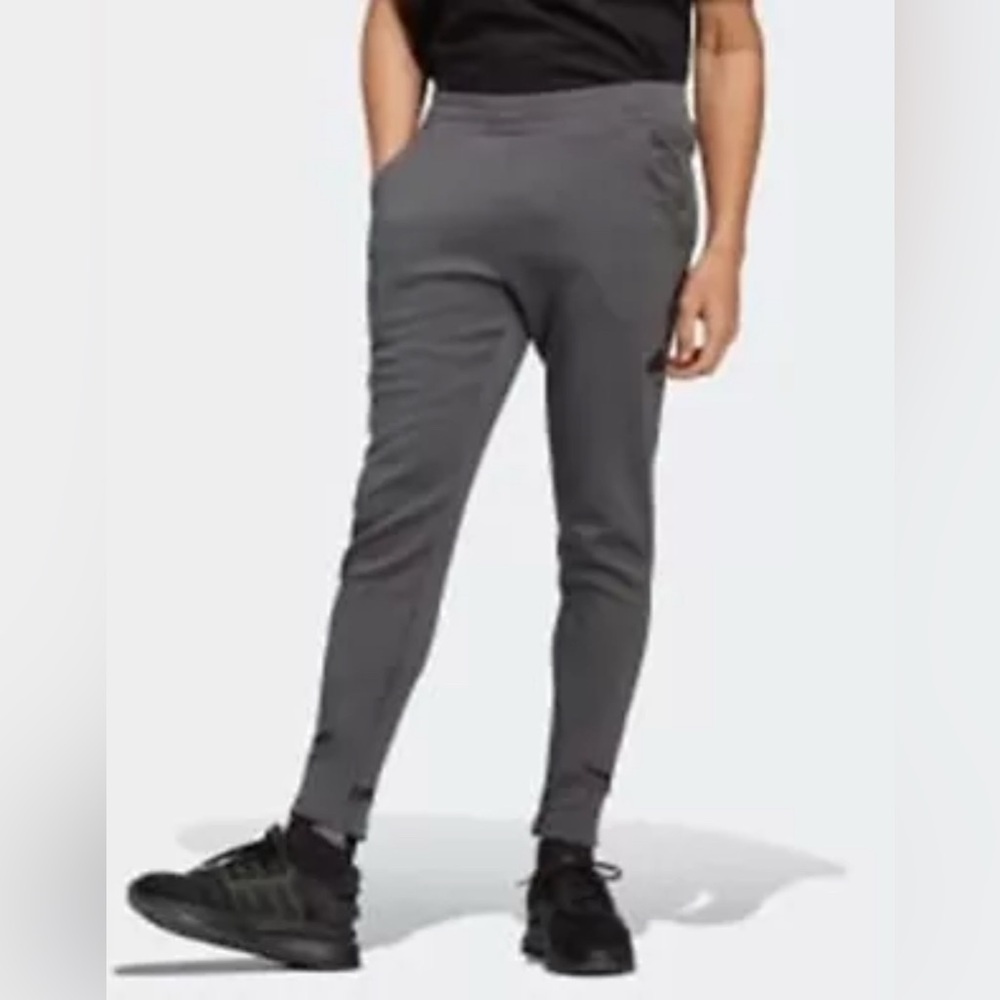 Adidas Men's Designed for Gameday Athletic Pants Grey IC8037 Slim Fit Size 4XL